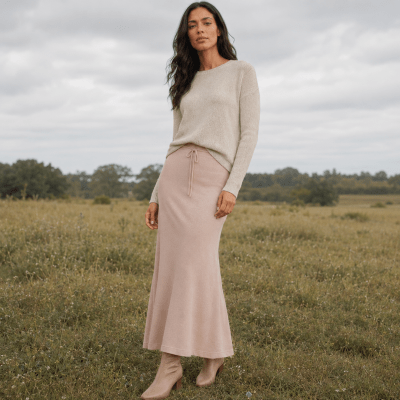 Falda larga mujer D17031