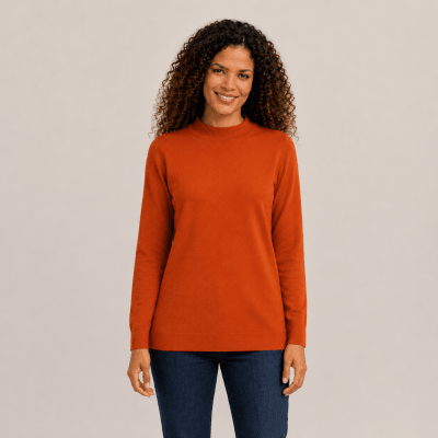 Sweater cuello ancho mujer Carolina D51