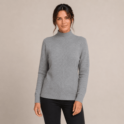 Sweater cuello alto mujer Nancy D14691