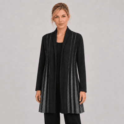 Chaleco plisado mujer Sacón F15341