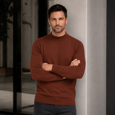 Sweater cuello alto hombre Paul D82621