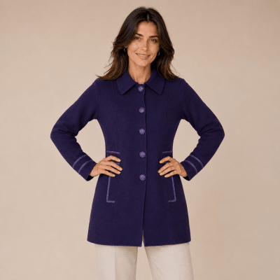 Chaqueta abotonada mujer Valentina4