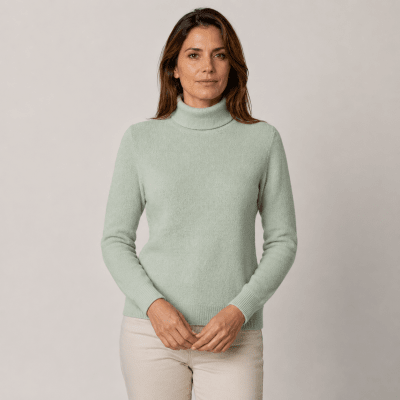 Sweater cuello subido corderito mujer Betty K751