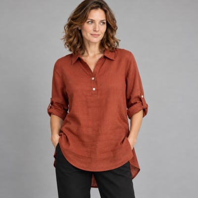Blusa lino 90581