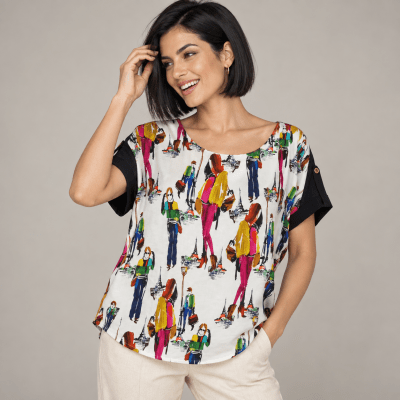 Blusa estampado acuarela WIN2-381