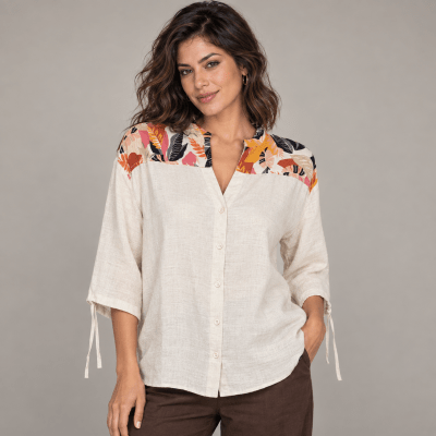 Blusa estampado hombros D1218161