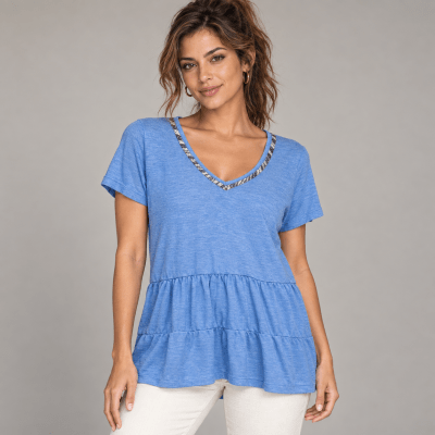 Polera lino D1218441