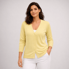 Chaleco abierto cuello V mujer Bertha D235
