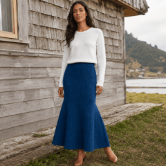Falda tejida corte sirena D1283