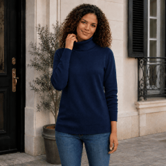 Sweater cuello alto mujer Nancy D38
