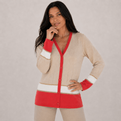 Chaleco abierto delgado tres colores mujer CAR6207