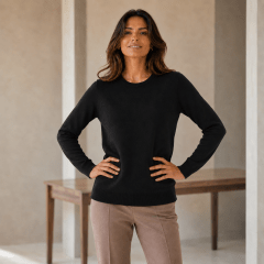 Sweater cuello redondo mujer Nancy D39