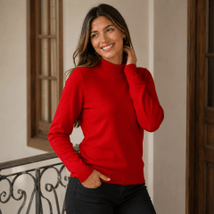 Sweater cuello alto mujer Nancy D312