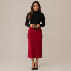 Falda midi fantasía mujer Flch F1380