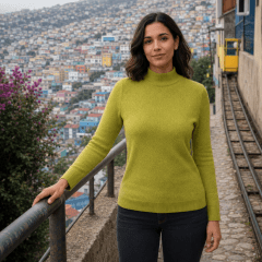 Sweater cuello alto mujer Betty K5