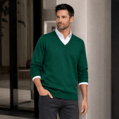 Sweater cuello V hombre Paul D111