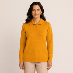 Sweater camisero botones mujer Johana J19
