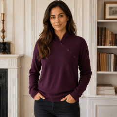 Sweater con perkins mujer Nancy D1317