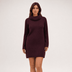 Vestido cuello subido mujer F1425