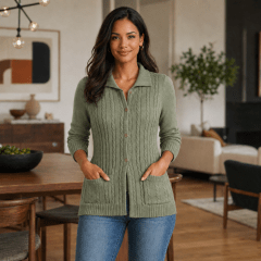 Chaleco abierto mujer Sacón F1292
