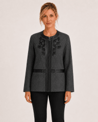 Chaqueta fantasía cuero mujer Petalos
