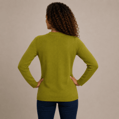 Sweater con falso chaleco mujer Flmx F1038