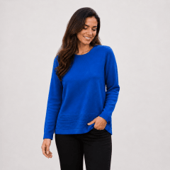 Sweater cuello redondo mujer Carolina D1309