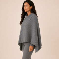 Poncho corto mujer E1071