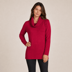 Sweater cuello subido holgado mujer Sacón D1662