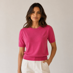 Sweater manga corta mujer Nancy D35