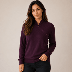 Sweater con perkins mujer Nancy D1317