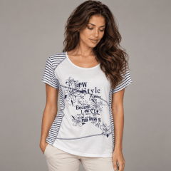 Polera algodón vuelos 7810-PO