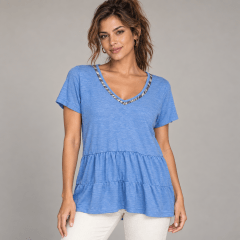 Polera lino D121844
