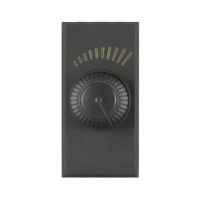 DIMMER UNIVERSAL ROTATIVO 3-220W 1 MODULO ANTRACITA OPACO1