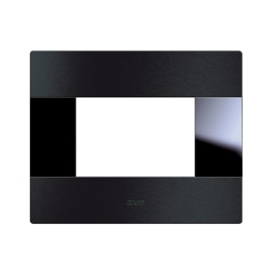 PLACA VERA ALUMINIO ANTRACITA CON CRISTAL 3 MODULOS1