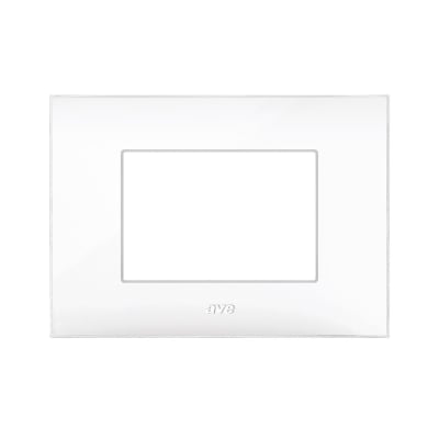 PLACA YOUNG 3 MODULOS  BLANCO BRILLANTE1