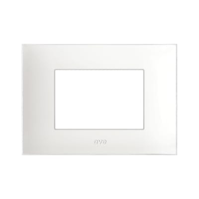 PLACA YOUNG 3 MODULOS BLANCO OPACO1