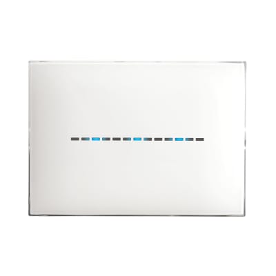 PLACA YOUNG TOUCH 3 GOLPES BLANCO BRILLANTE1