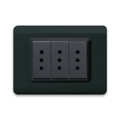 TOMACORRIENTE TRIPLE 10A, AVE, TECNOPOLIMERO ANTRACITA1