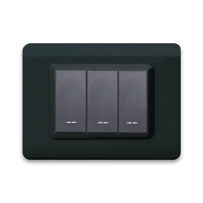 INTERRUPTOR TRIPLE 9/32, AVE, 16 A, TECNOPOLIMERO ANTRACITA1