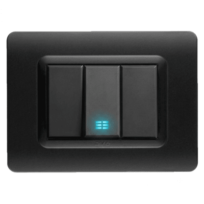 Interruptor Wifi Smart Iot 9/12 Y 9/24, Ave, Antracita Opaco 220v Tecnopolimero Antracita Opaco1