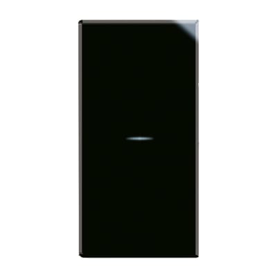 INTERRUPTOR TOUCH 10 A 1 MODULO NEGRO BRILLANTE1