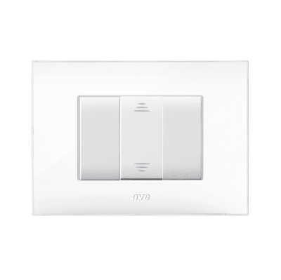 Interruptor Simple 9/12, AVE, 16 A, Young Blanco1