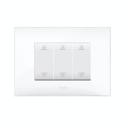 Interruptor Triple 9/32, AVE, 16 A, Young Blanco1