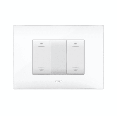 Interruptor Doble 9/15, AVE, 16 A, Young Blanco1