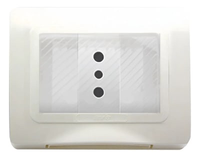 Tomacorriente Simple 10A, Placa Exterior IP55 hidrobox AVE1