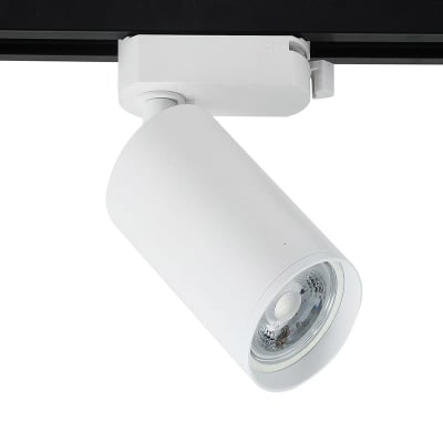 FOCO RIEL PORTA GU10 BLANCO + AMPOLLETA1