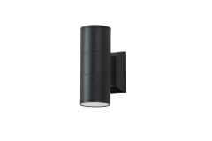 APLIQUE PORTA GU10*2 IP54 NEGRO