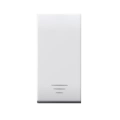 PULSADOR 1 MODULO BLANCO