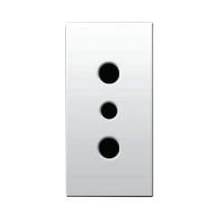 TOMACORRIENTE 10 A 1 MODULO BLANCO
